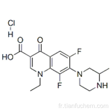 Chlorhydrate de loméfloxacine CAS 98079-52-8